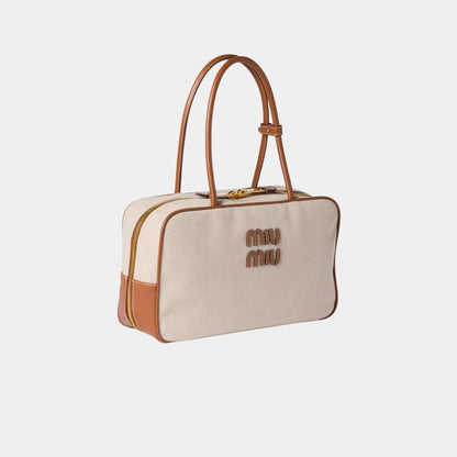 Beau Canvas and Leather Large Bag