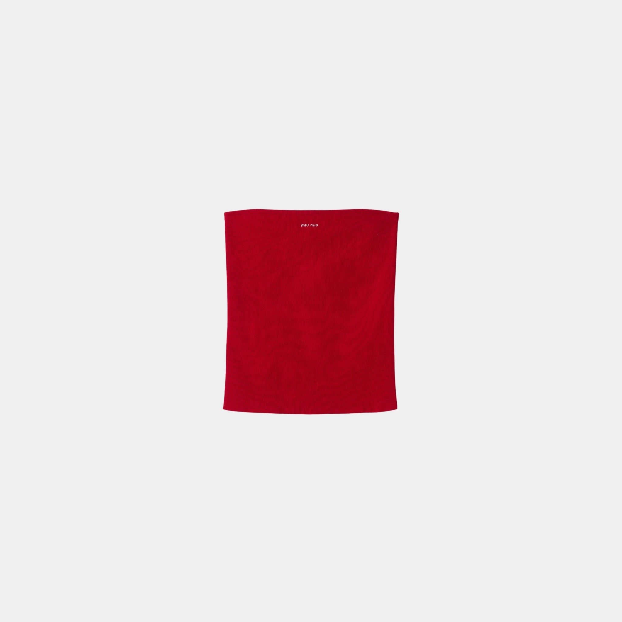 Cotton Knit Tube Top