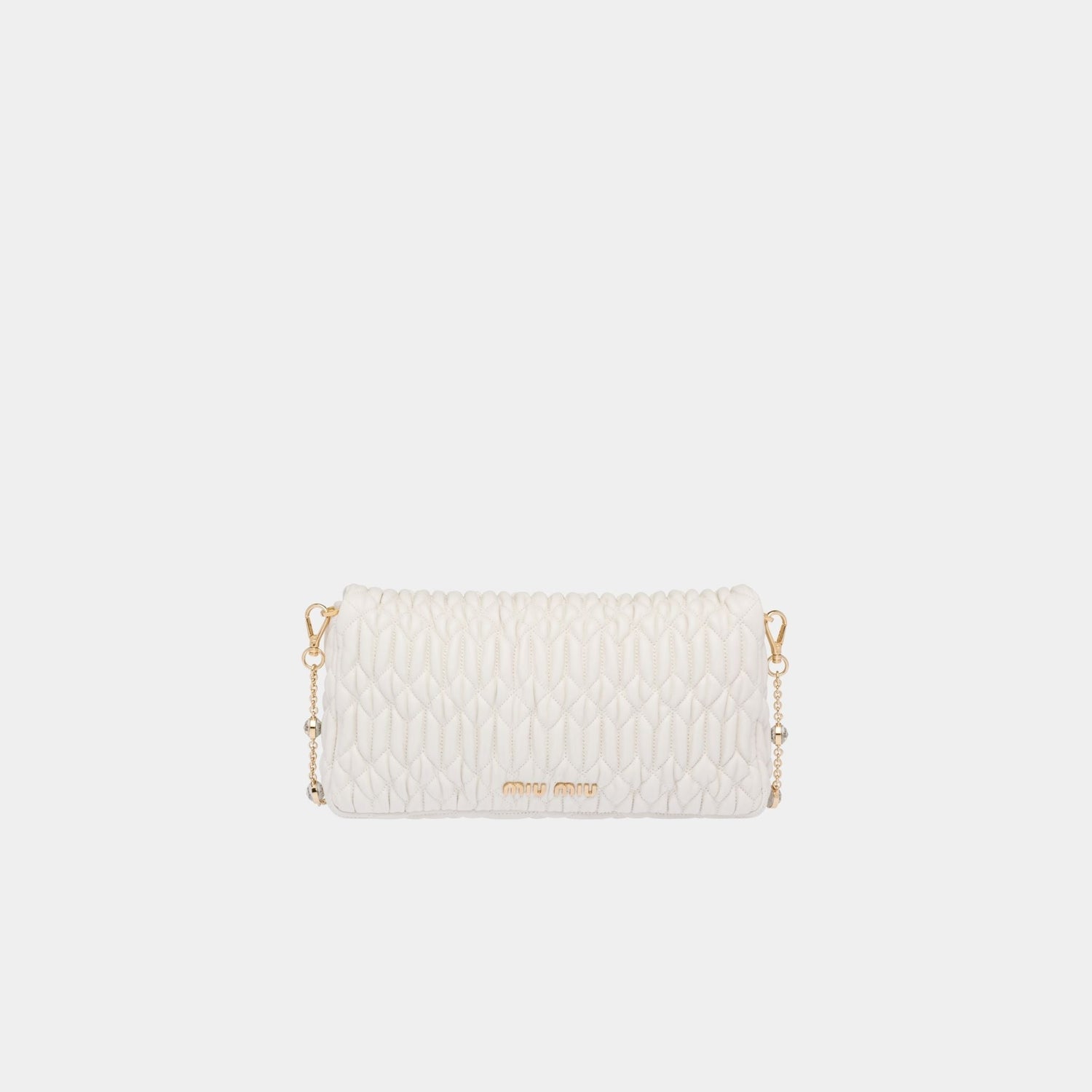 Crystal Cloqué Nappa Leather Bag