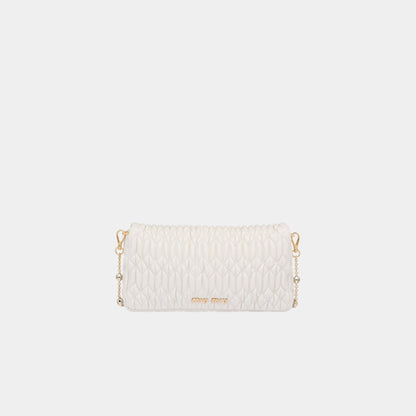 Crystal Cloqué Nappa Leather Bag
