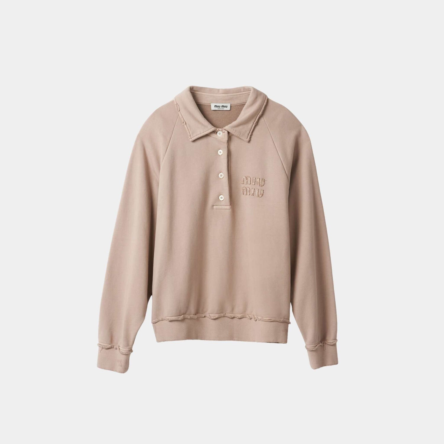 Garment Dyed Cotton Fleece Sweatshirt