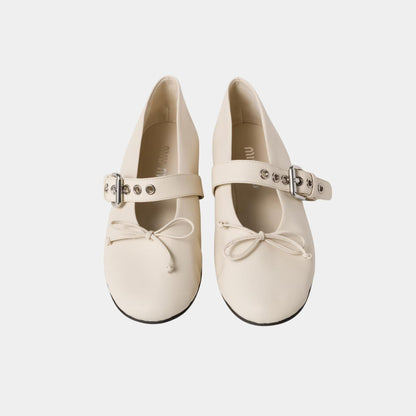 Leather Ballerinas