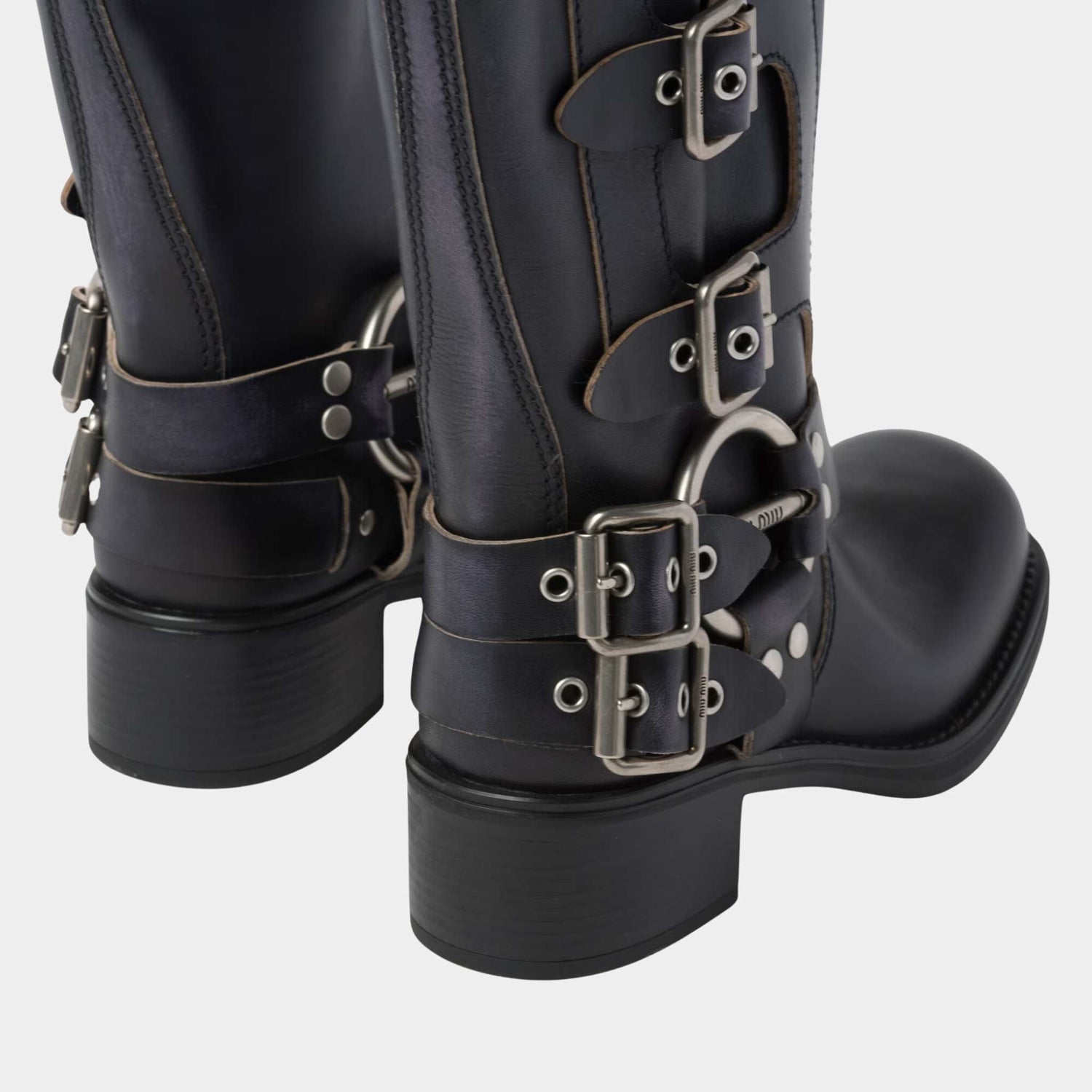 Leather Boots Logo Engraved Harness Ring
