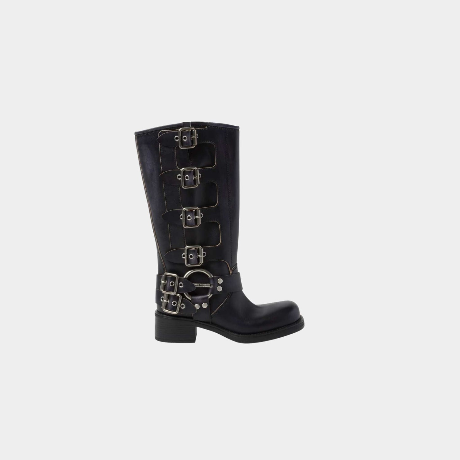 Leather Boots Logo Engraved Harness Ring