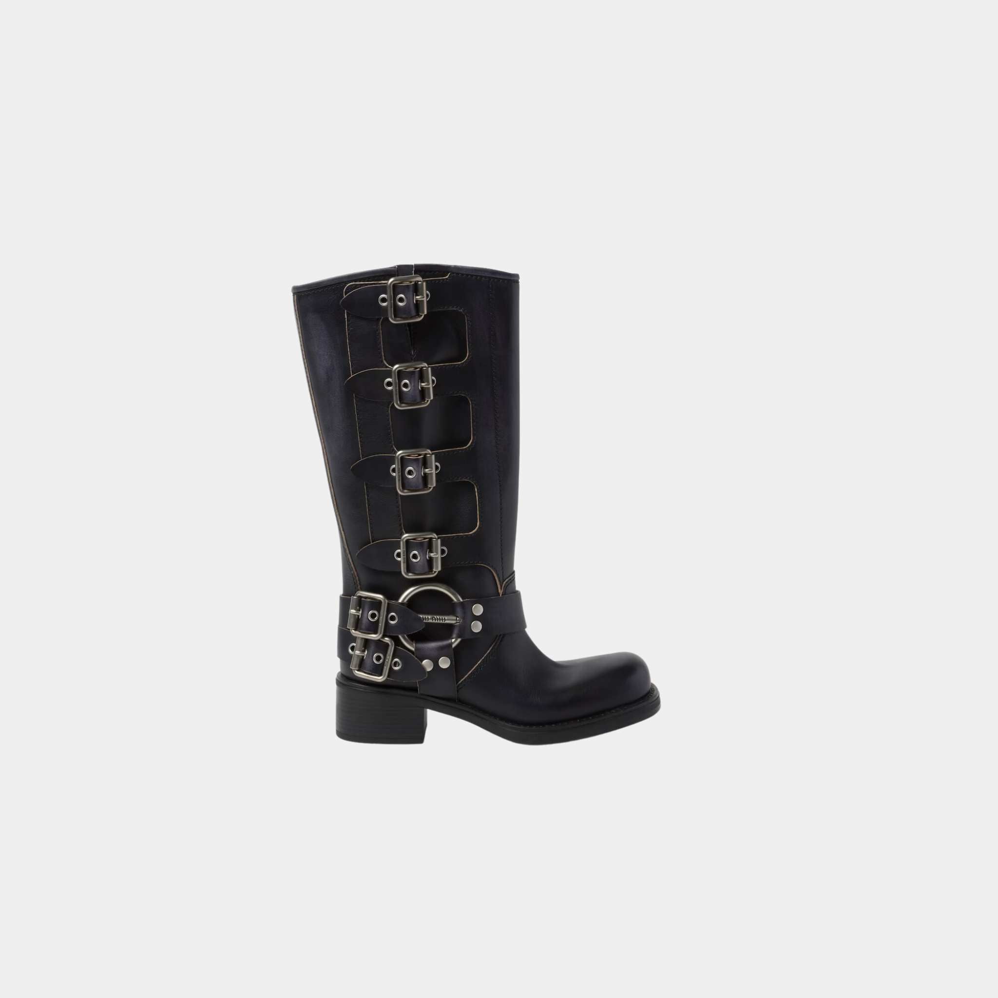 Leather Boots Logo Engraved Harness Ring
