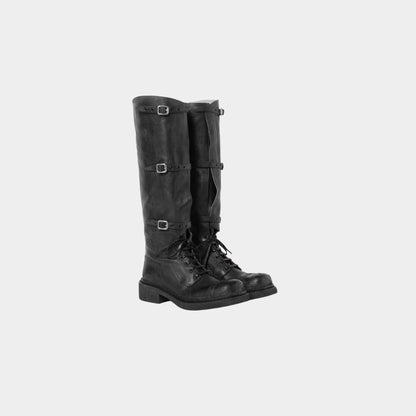 Leather Boots The Runway