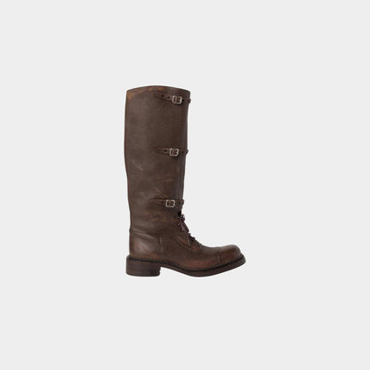 Leather Boots The Runway