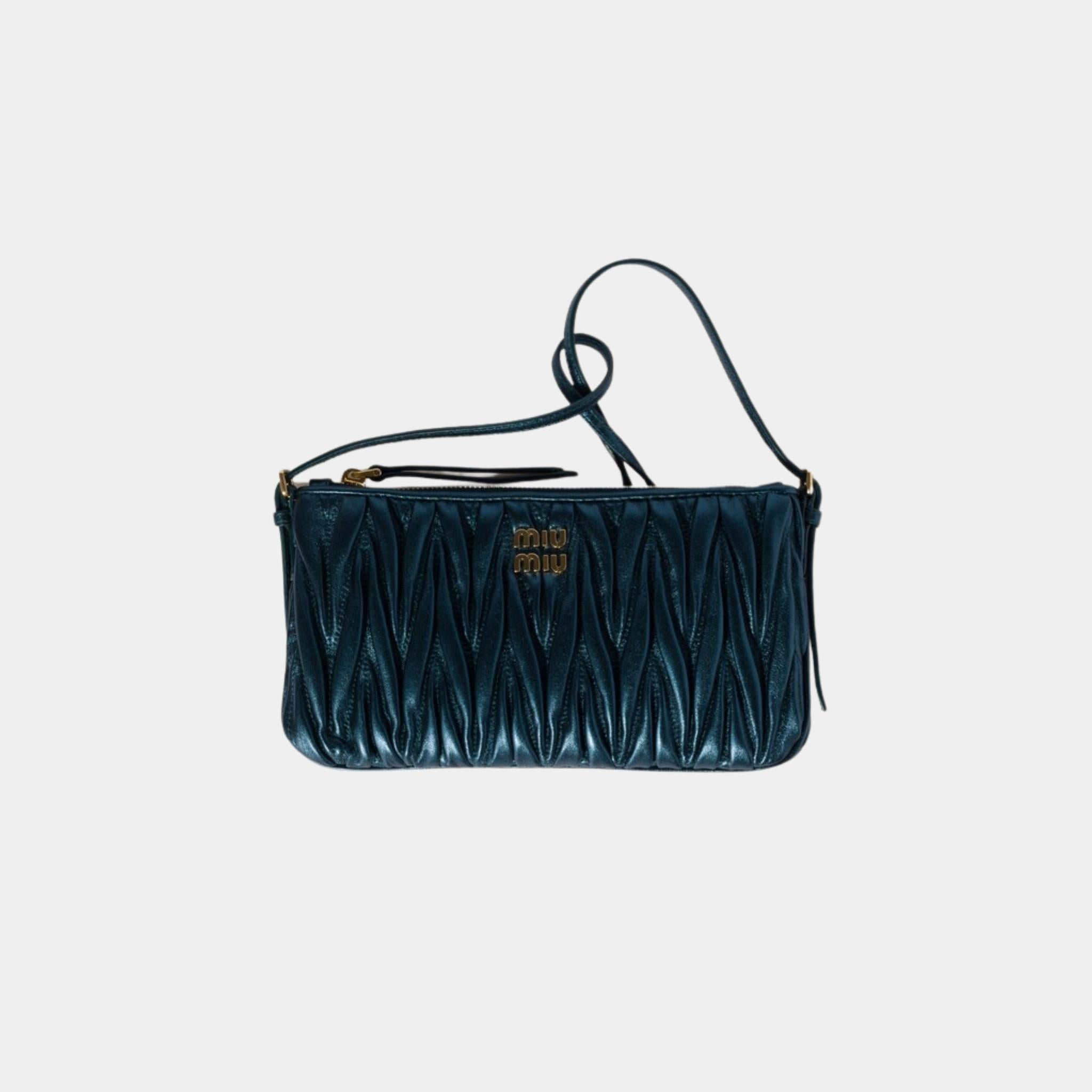 Matelasse Nappa Leather Mini Pouch