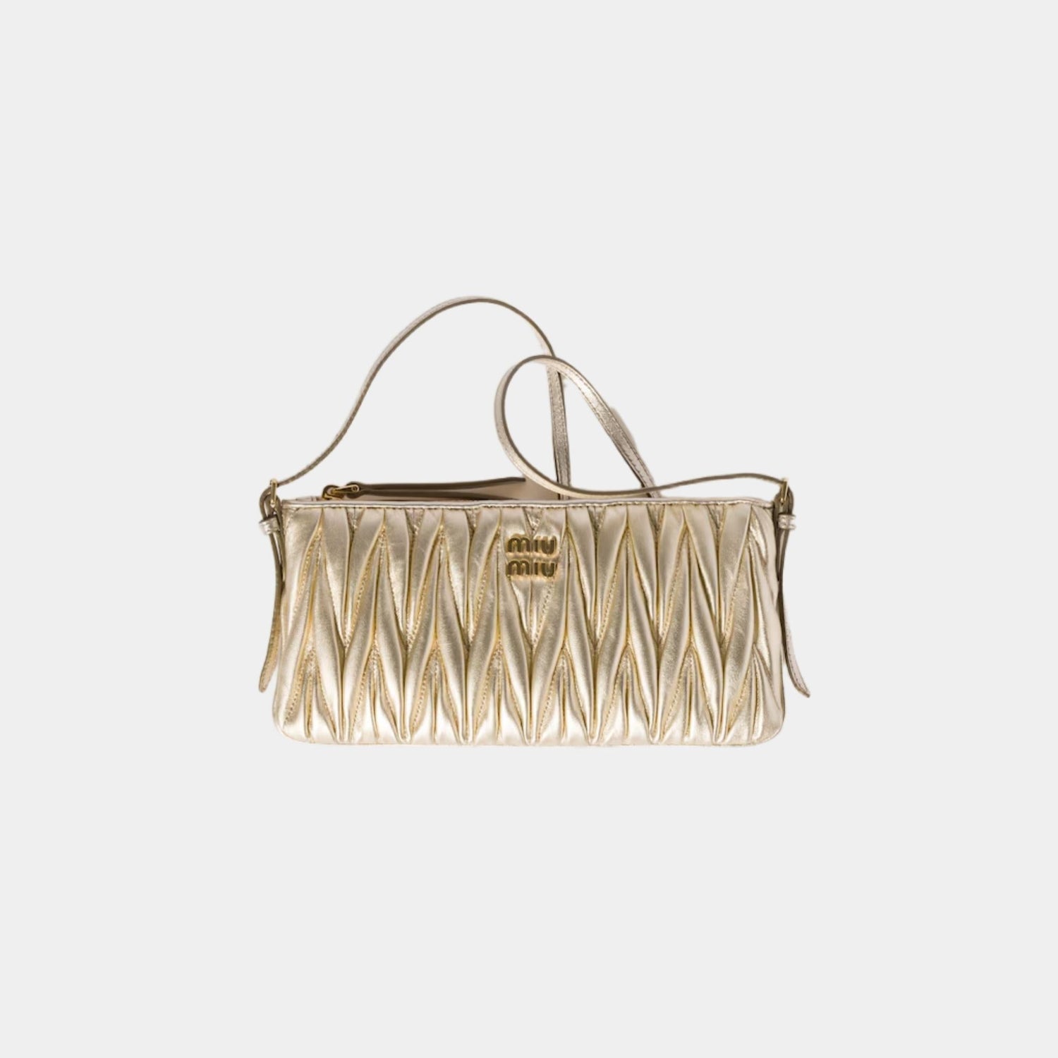 Matelasse Nappa Leather Mini Pouch