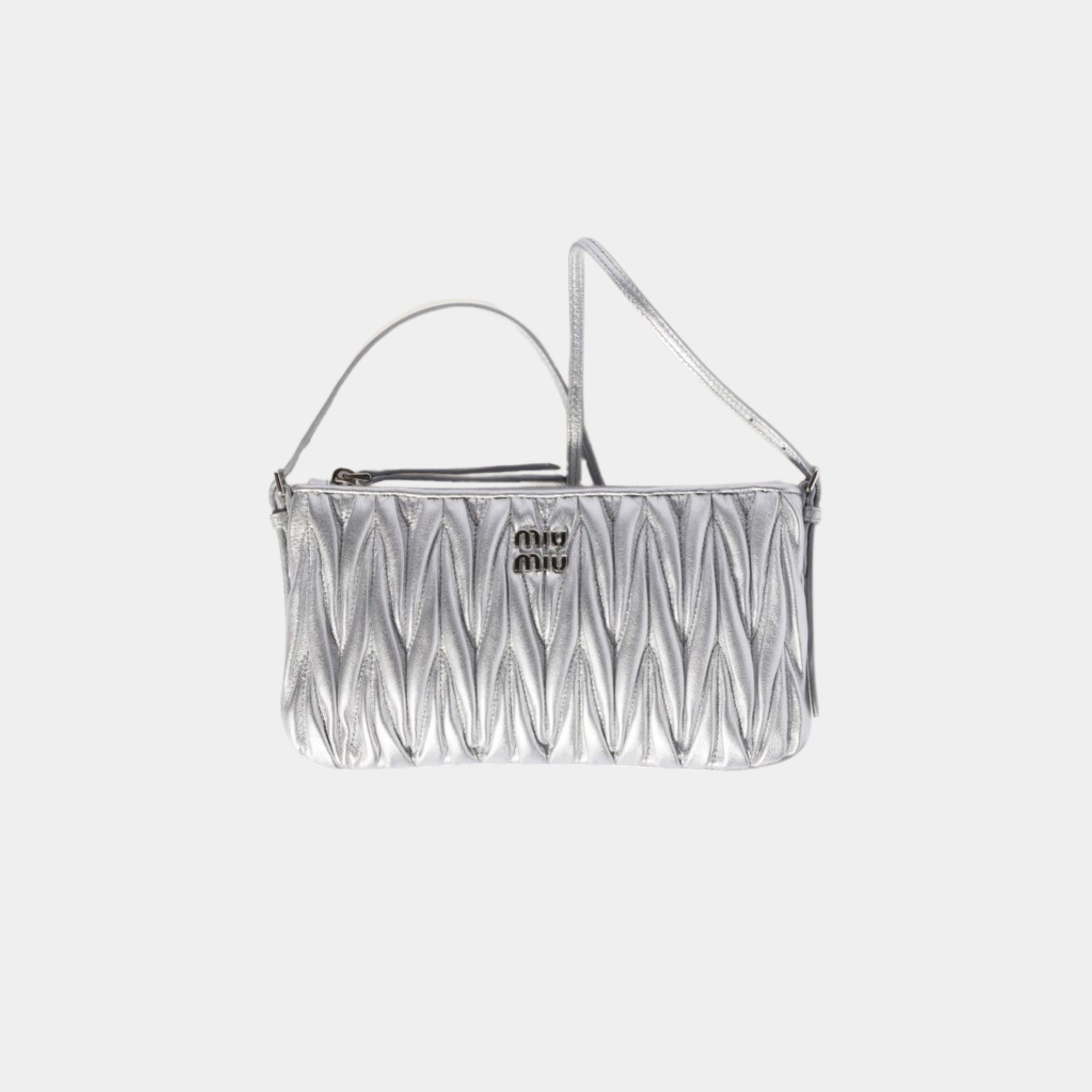 Matelasse Nappa Leather Mini Pouch