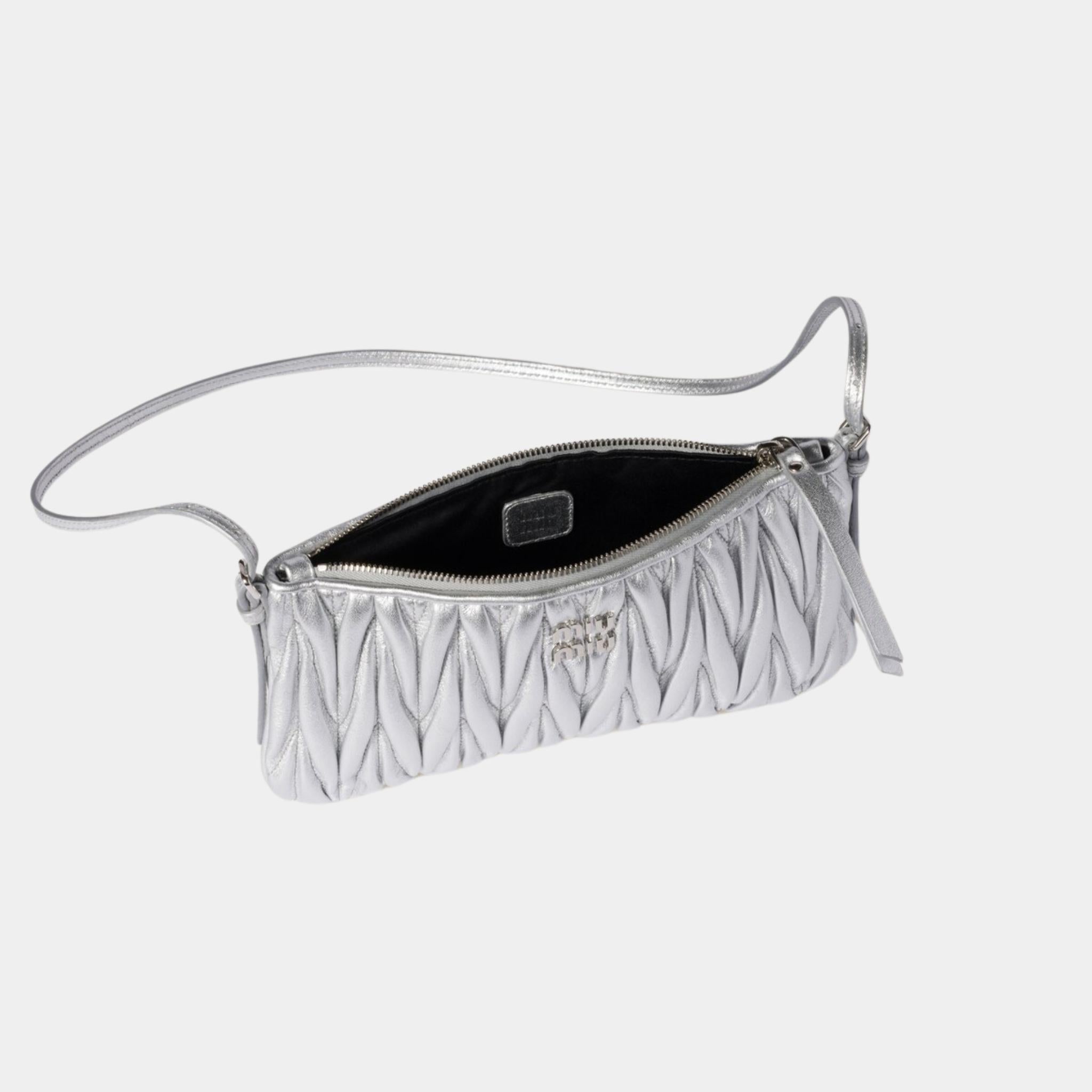 Matelasse Nappa Leather Mini Pouch