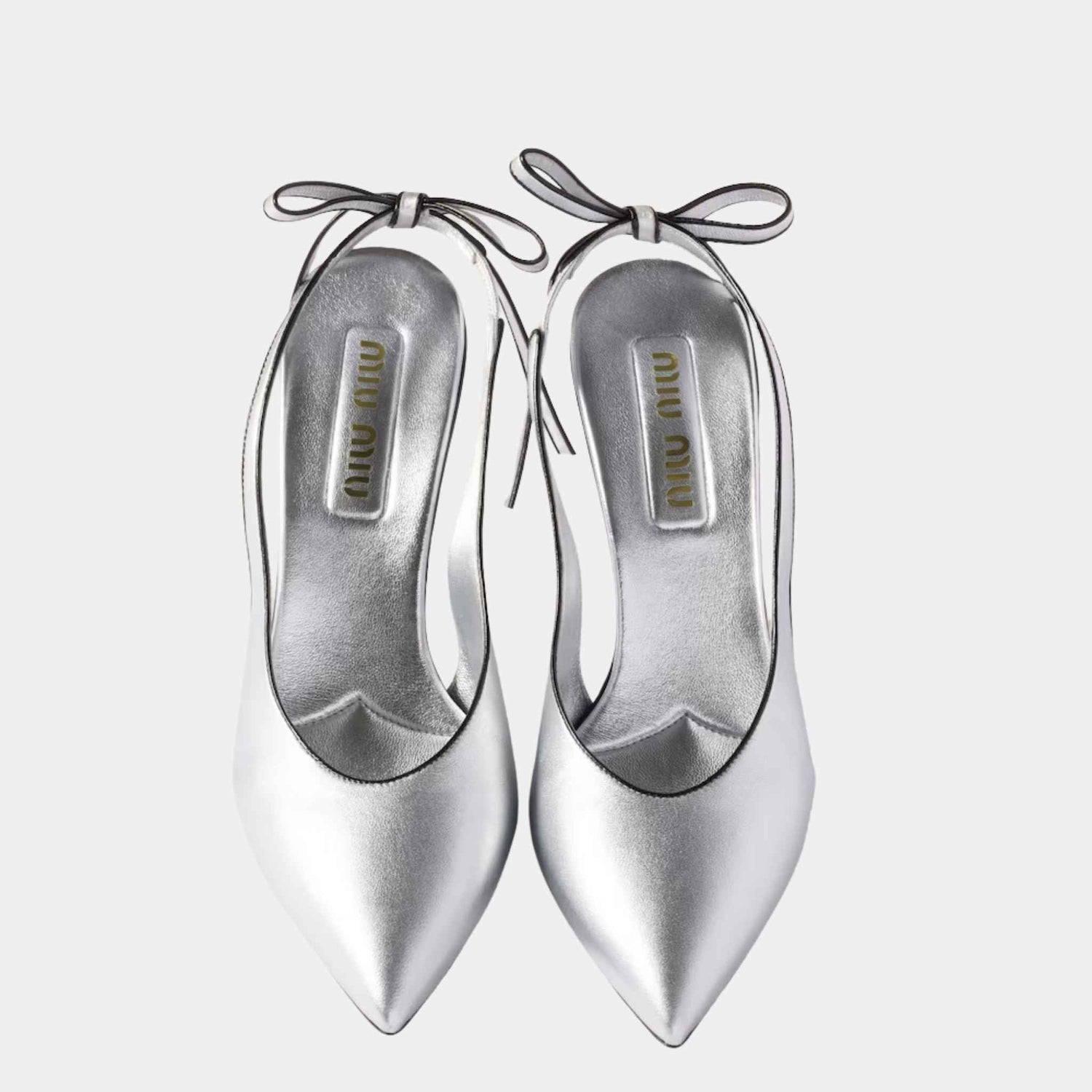 Mordoré Nappa Leather Slingback Pumps