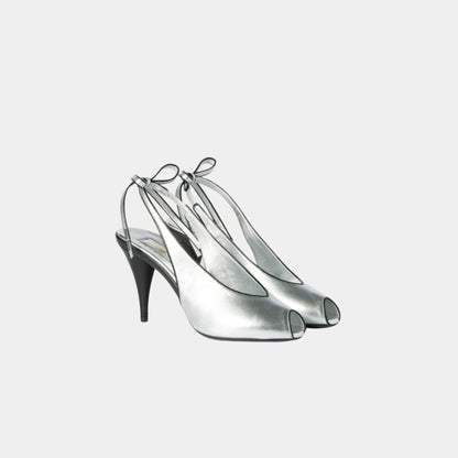 Mordoré Nappa Leather Slingbacks