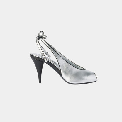Mordoré Nappa Leather Slingbacks