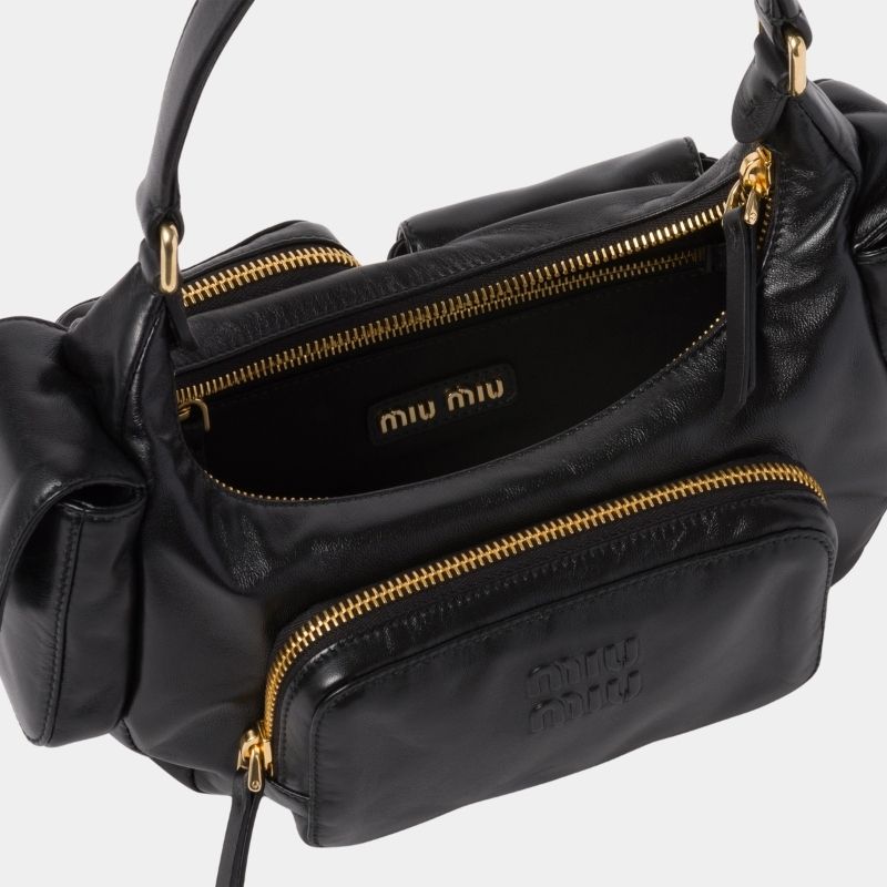 Nappa Leather Pocket Bag