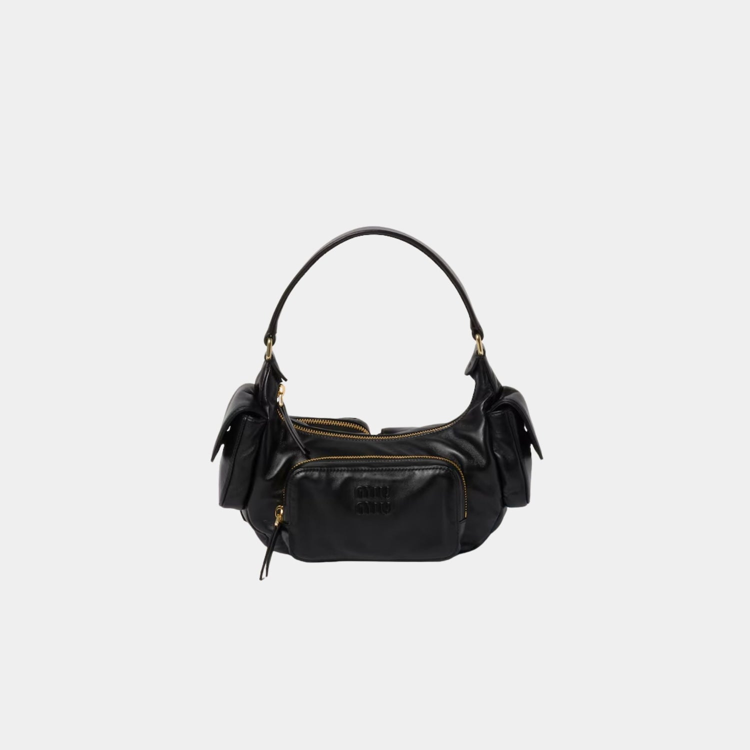 Nappa Leather Pocket Bag
