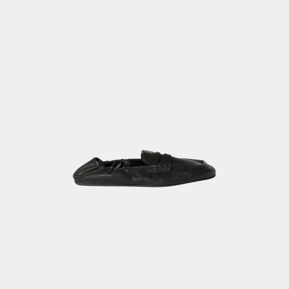 Ruches Nappa Leather Loafers