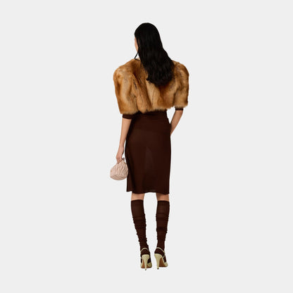 Silk Mid-length Skirts