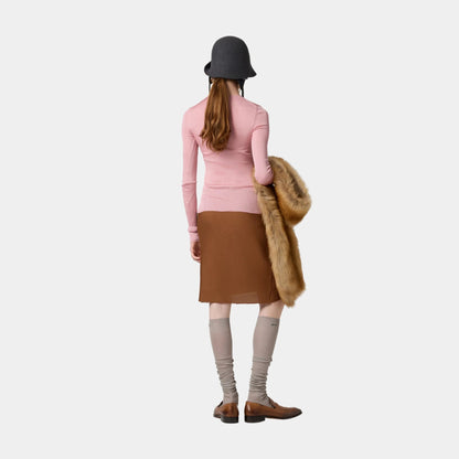 Silk Mid-length Skirts
