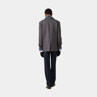 Single Breasted Gabardine Jacket