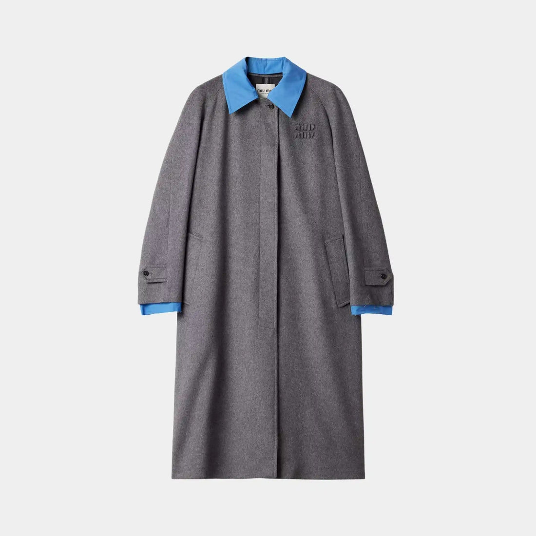 Single Breasted Velour Coat