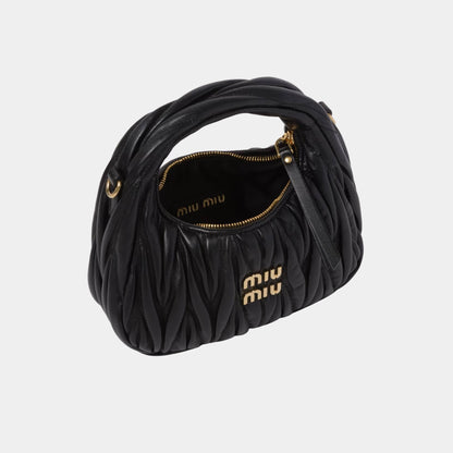 Wander Matelasse Nappa Leather Hobo Mini Bag