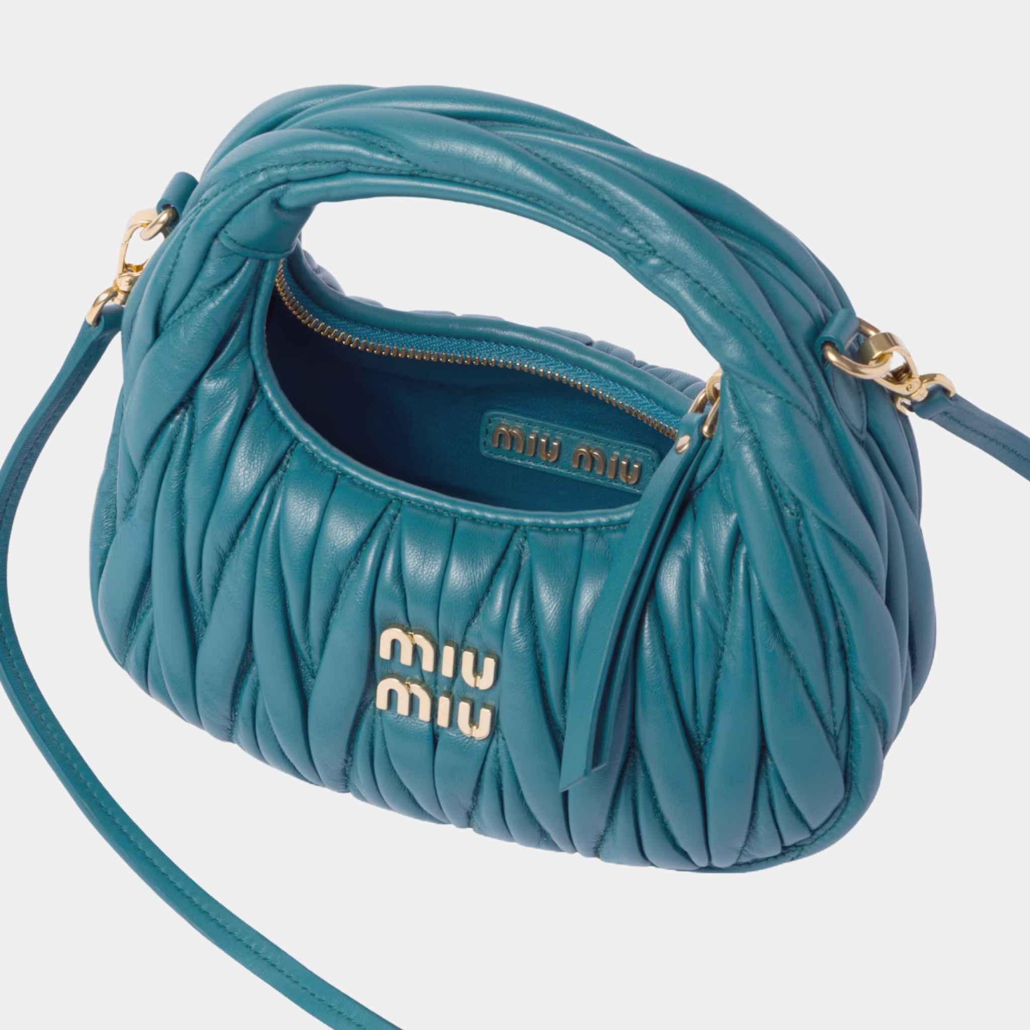 Wander Matelasse Nappa Leather Hobo Mini Bag