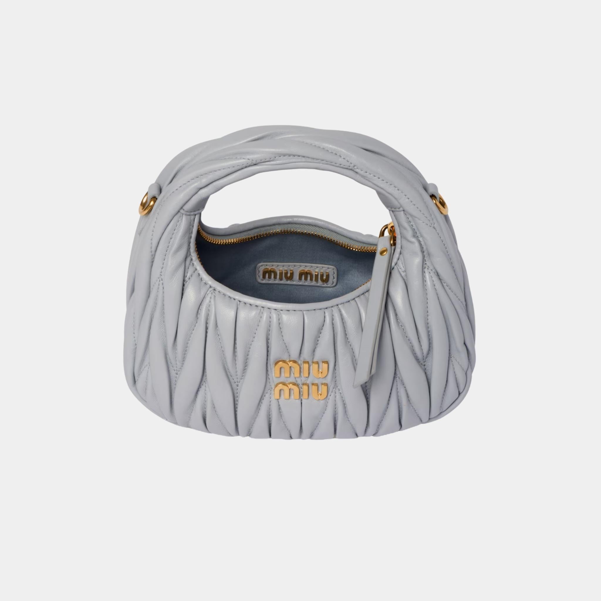 Wander Matelasse Nappa Leather Hobo Mini Bag