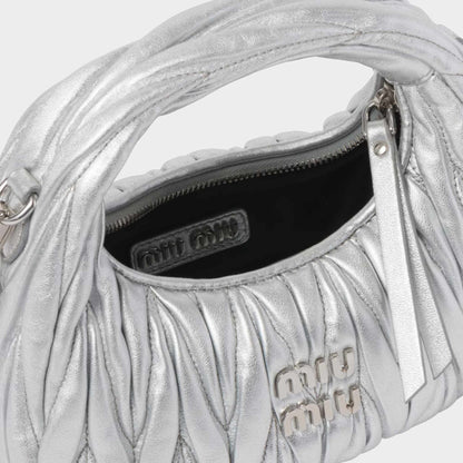 Wander Matelasse Nappa Leather Hobo Mini Bag