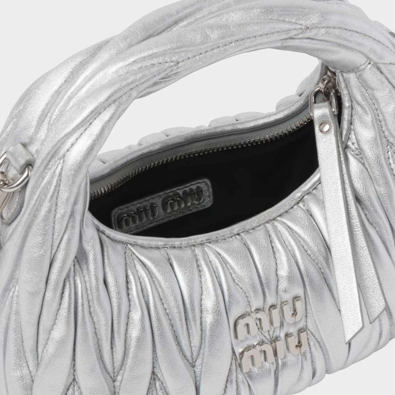 Wander Matelasse Nappa Leather Hobo Mini Bag