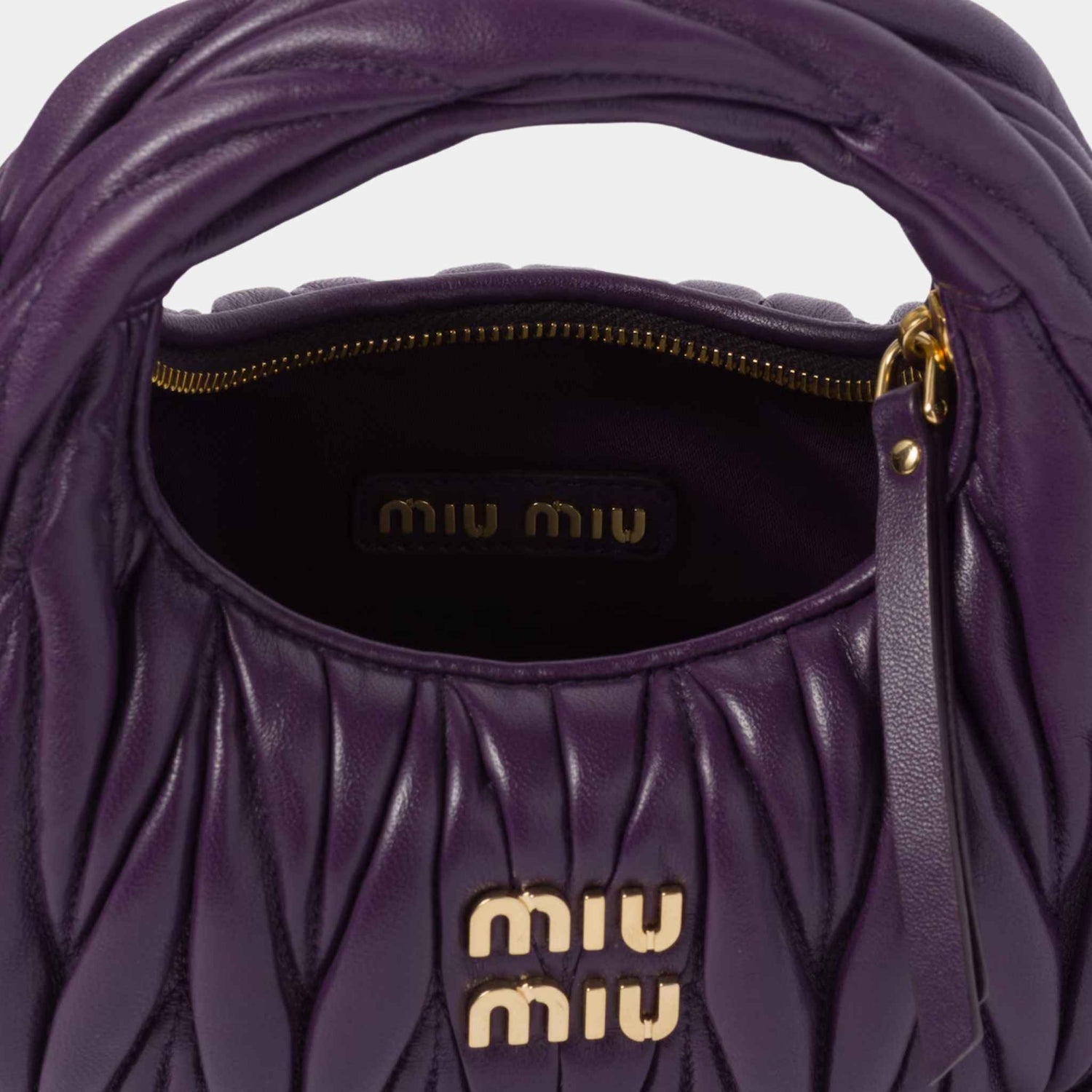 Wander Matelasse Nappa Leather Hobo Mini Bag