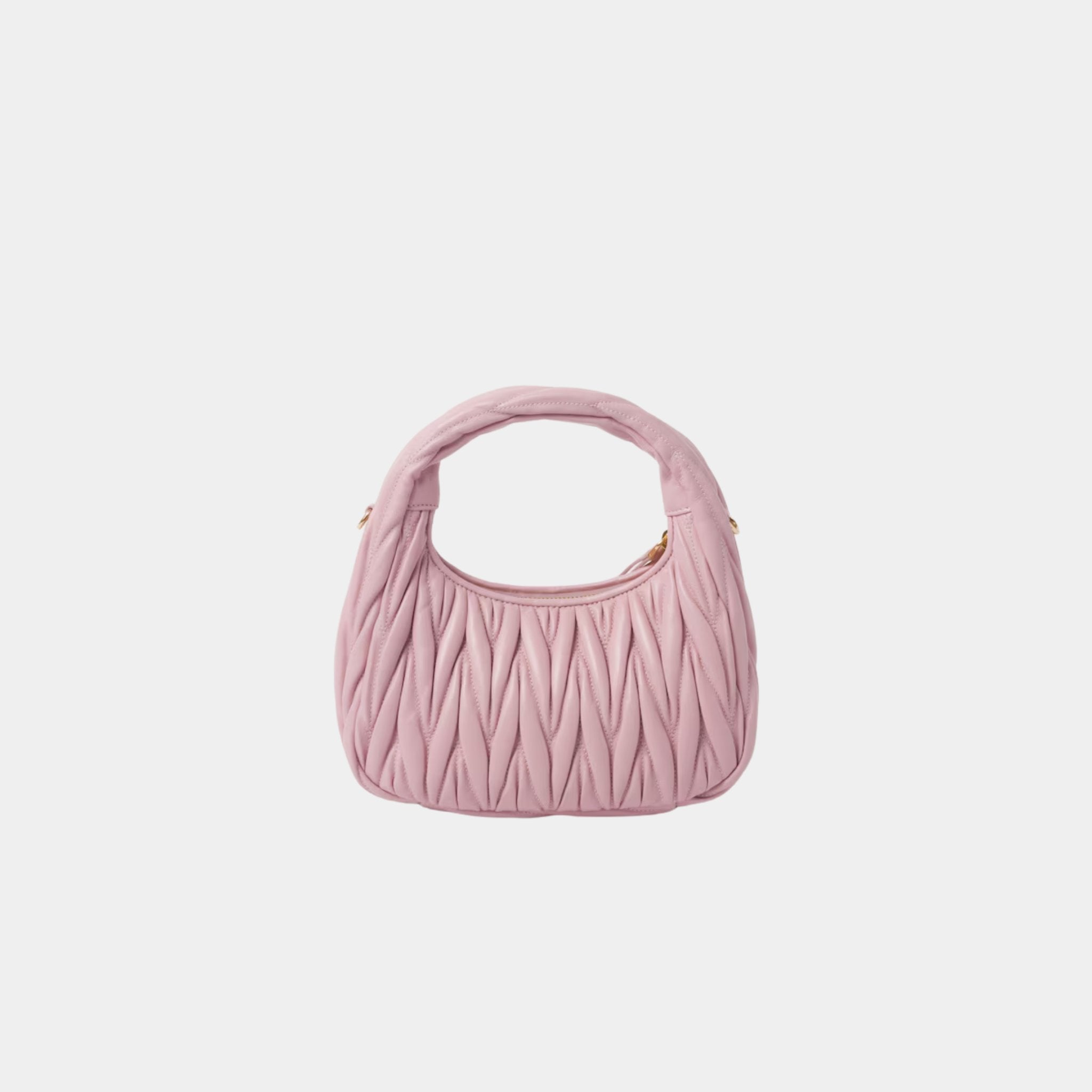 Wander Matelasse Nappa Leather Hobo Small Bag