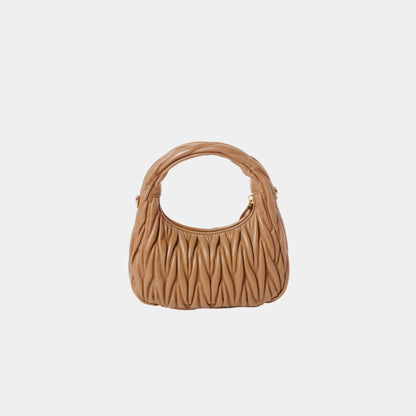 Wander Matelasse Nappa Leather Hobo Small Bag