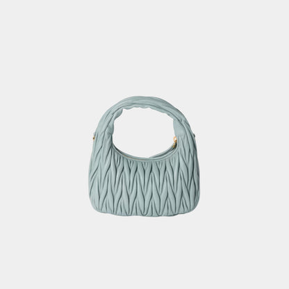 Wander Matelasse Nappa Leather Hobo Small Bag