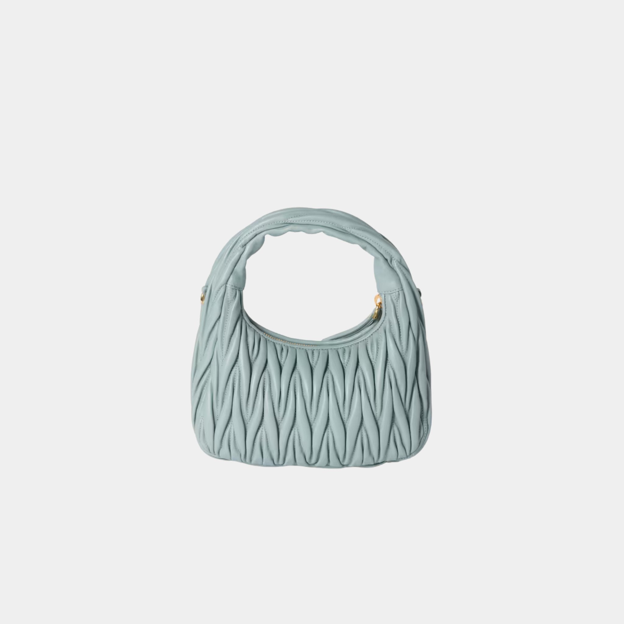 Wander Matelasse Nappa Leather Hobo Small Bag
