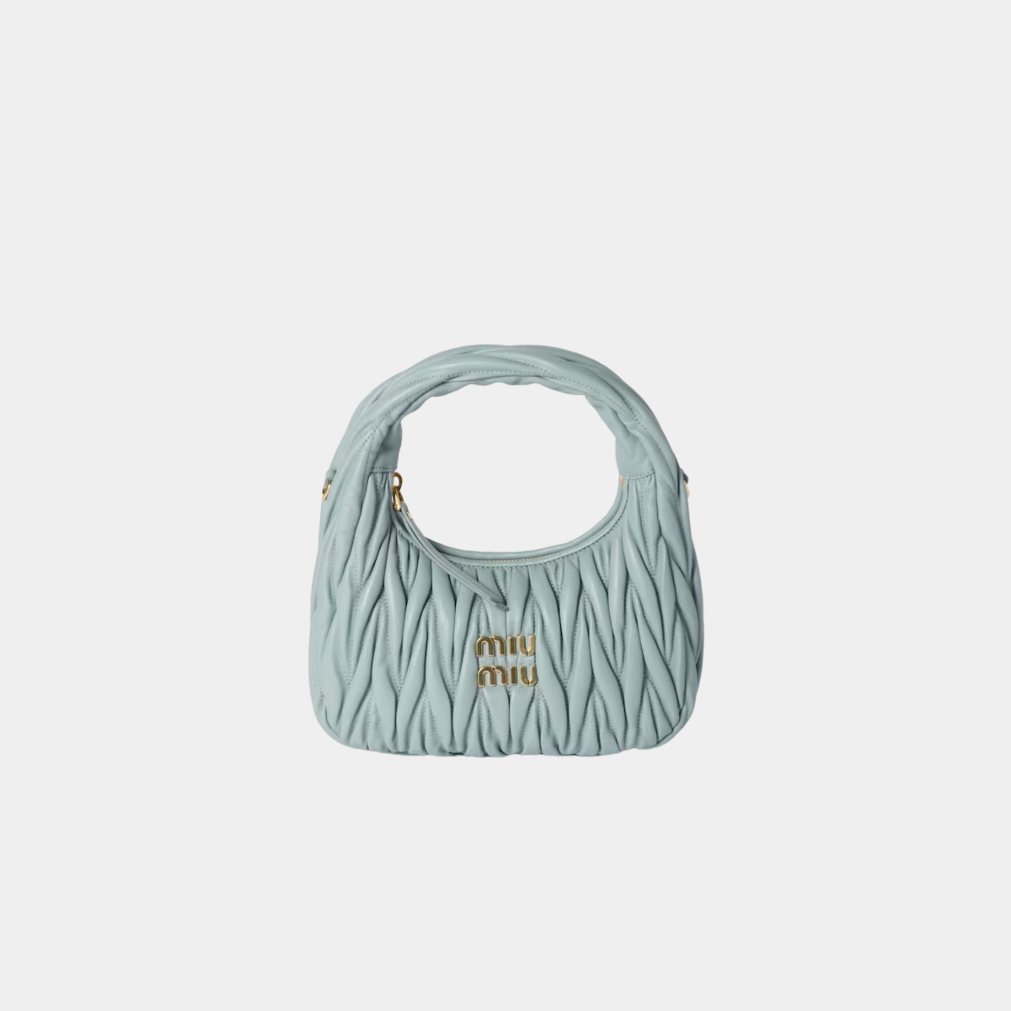 Wander Matelasse Nappa Leather Hobo Small Bag