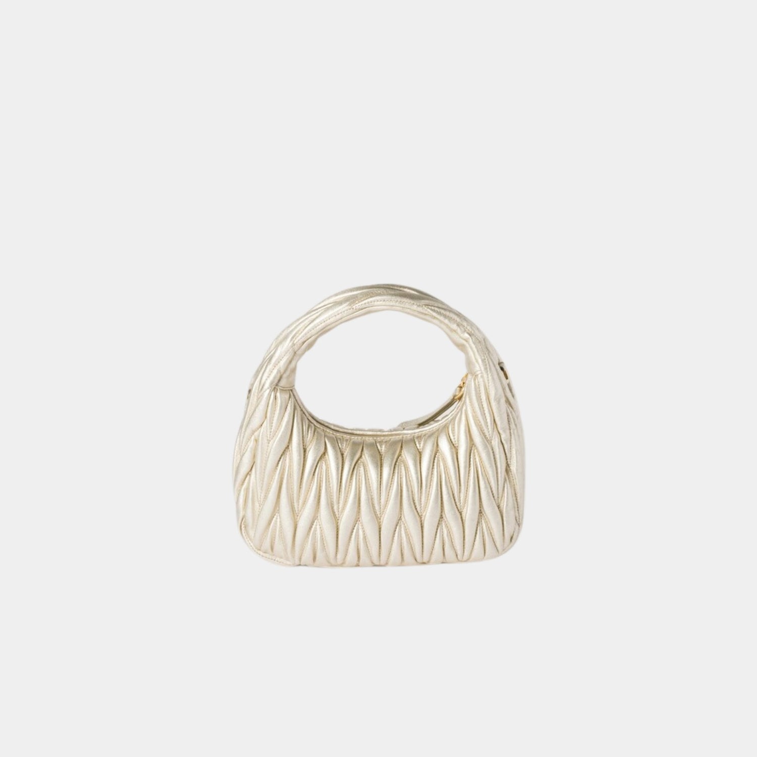 Wander Matelasse Nappa Leather Hobo Small Bag