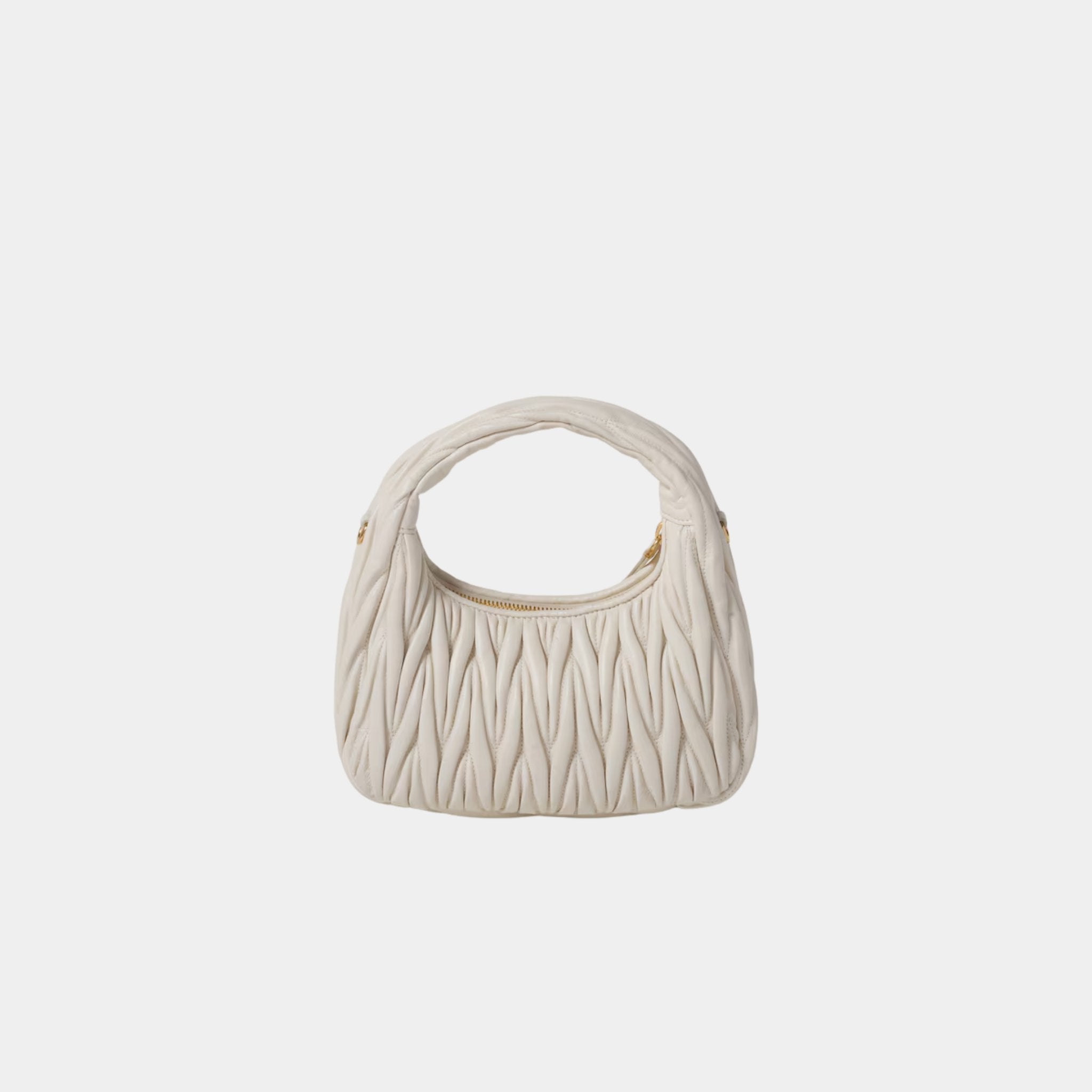 Wander Matelasse Nappa Leather Hobo Small Bag