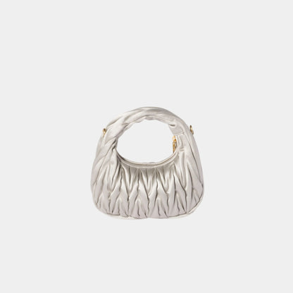 Wander Matelasse Satin Mini Bag