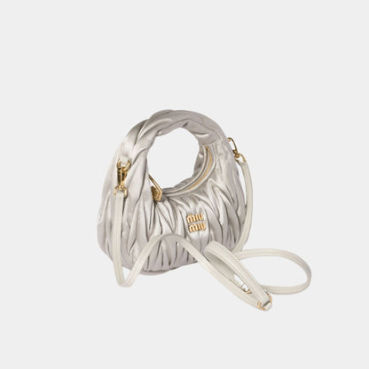 Wander Matelasse Satin Mini Bag