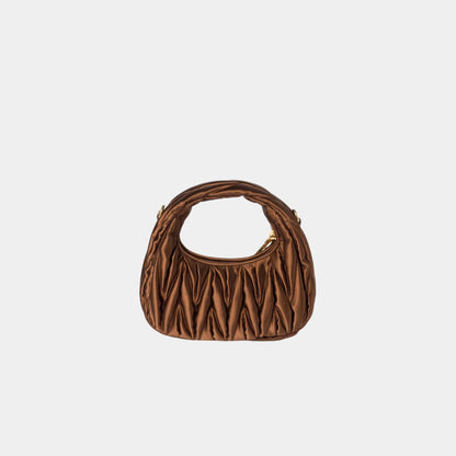 Wander Matelasse Satin Mini Bag