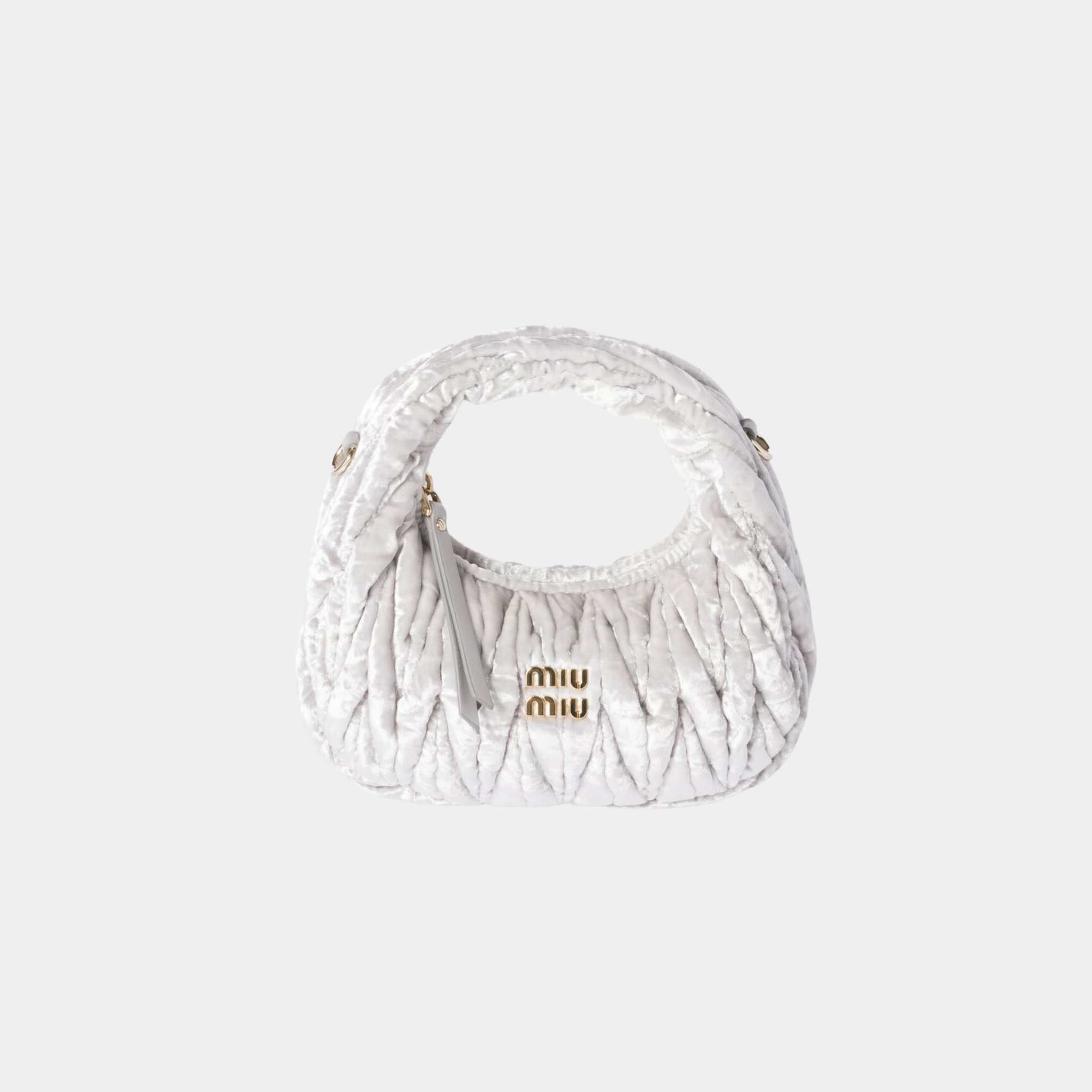 Wander Velvet Hobo Mini Bag