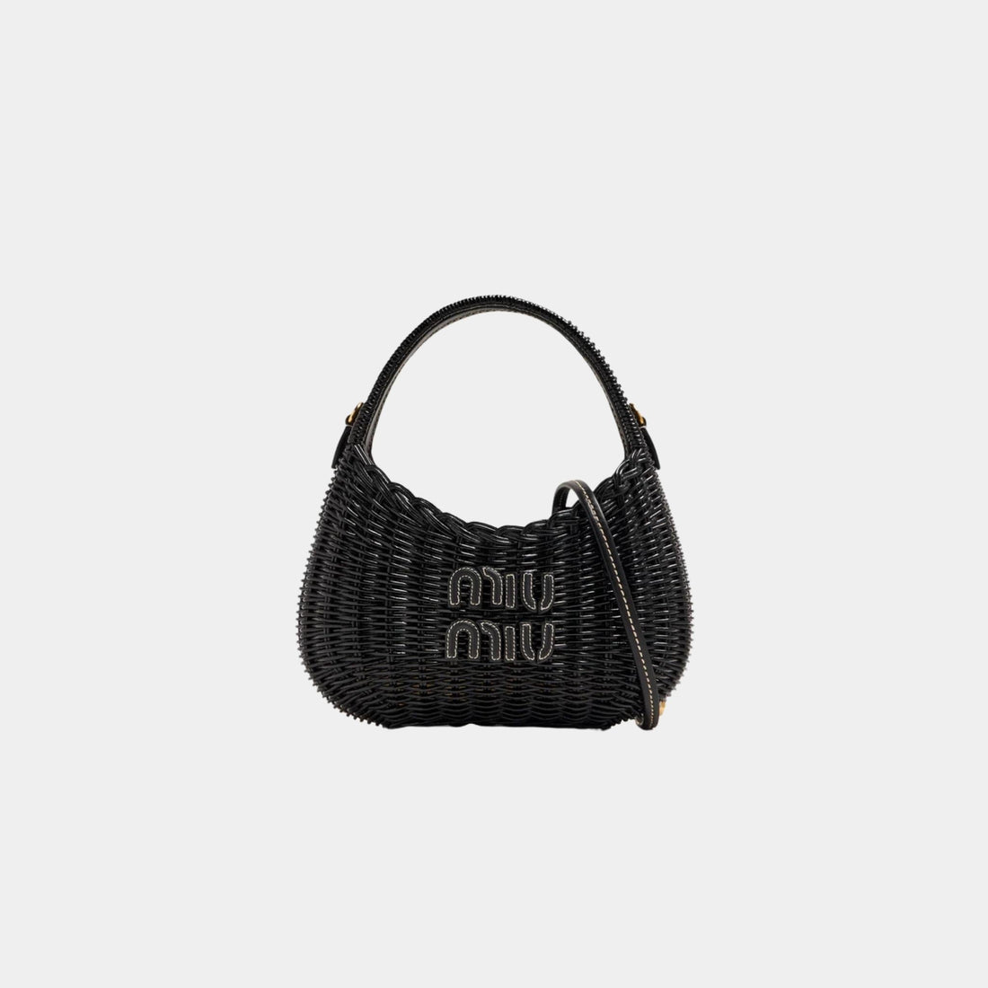 Wander Wicker Hobo Bag