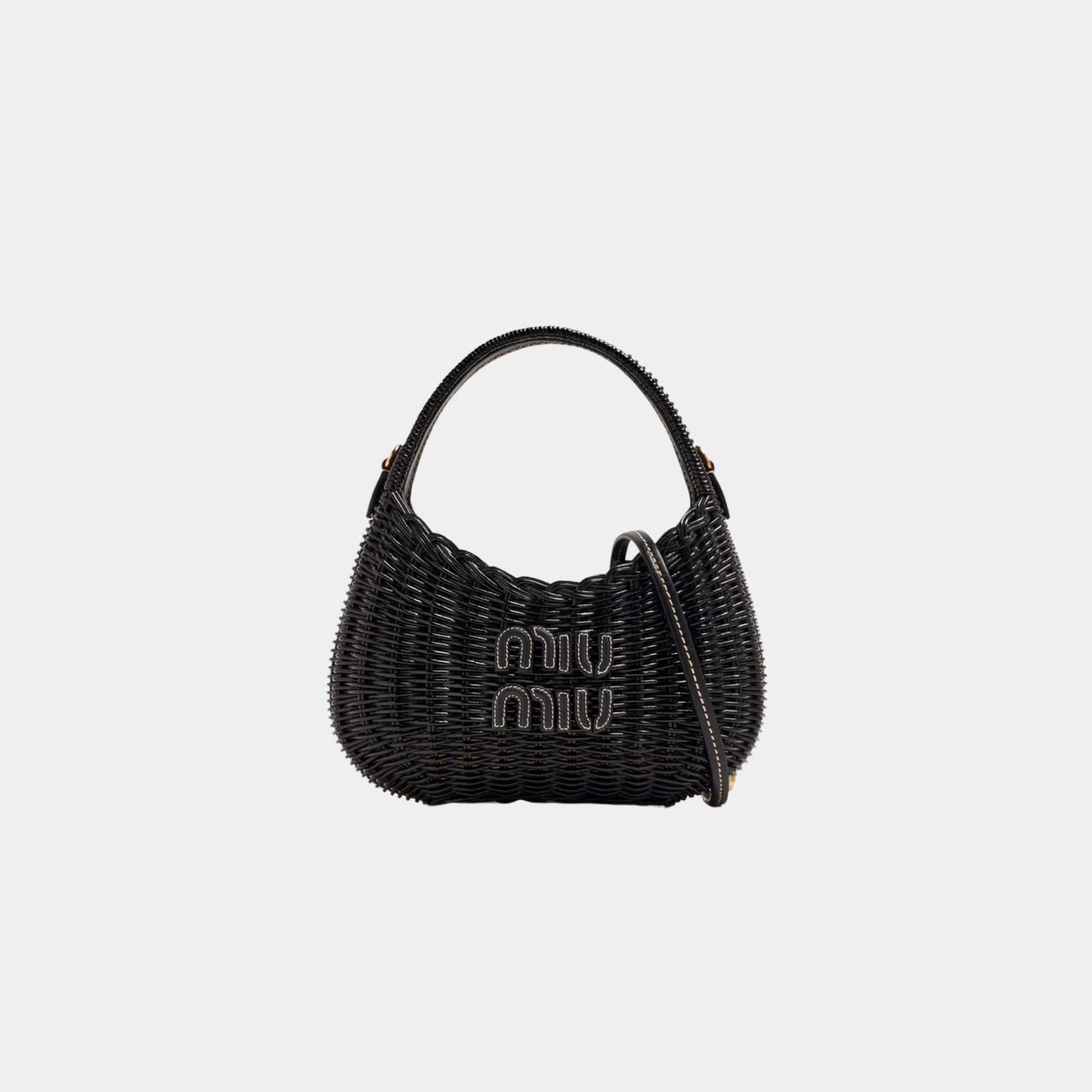 Wander Wicker Hobo Bag