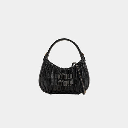 Wander Wicker Hobo Bag