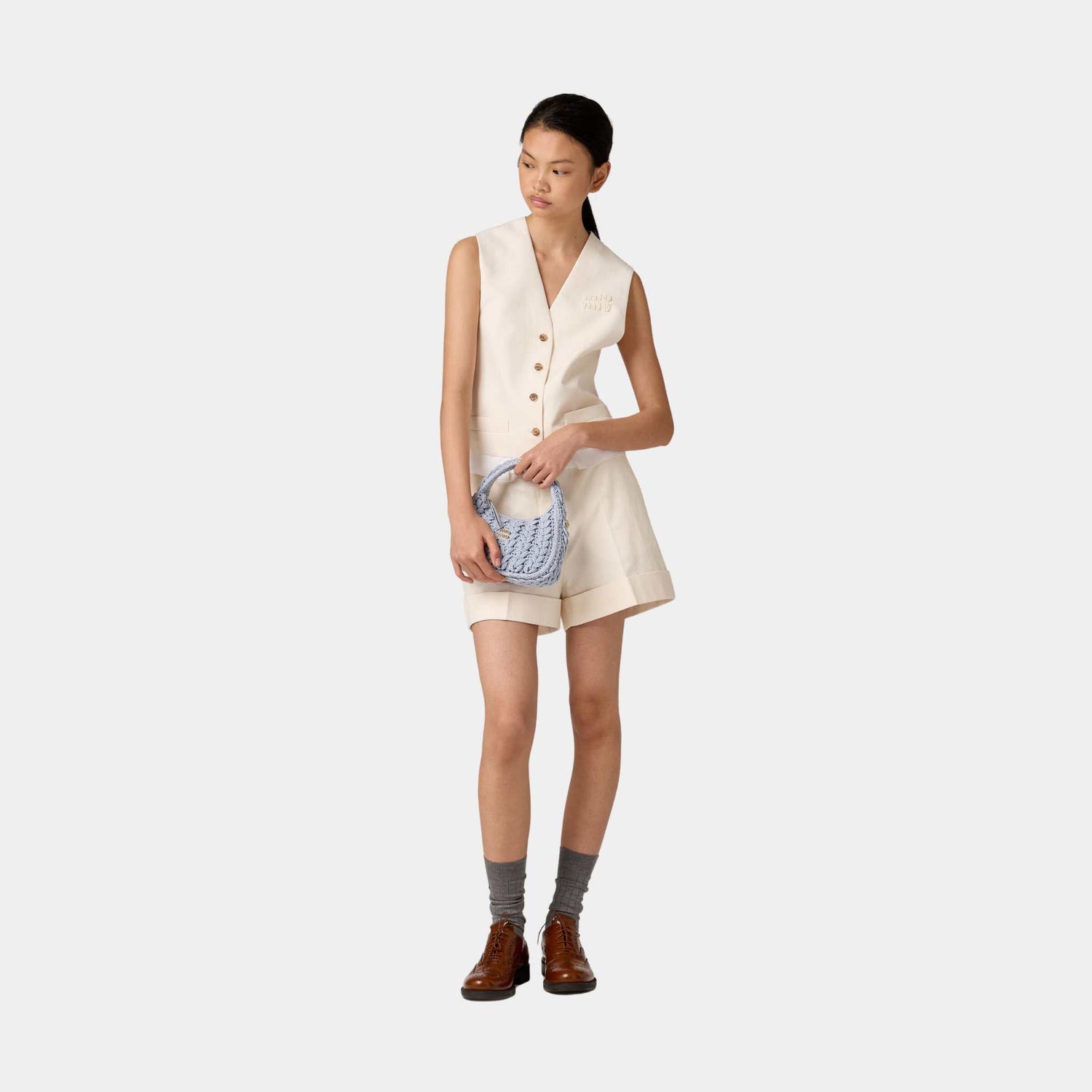 Wander Woven Cotton Hobo Bag