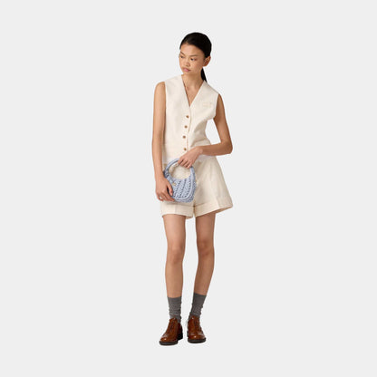 Wander Woven Cotton Hobo Bag