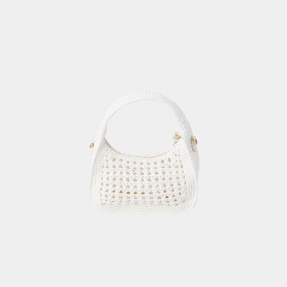 Wander Woven Fabric Hobo Bag