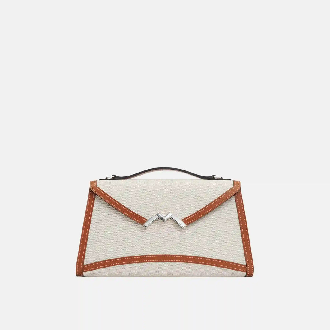 Gabrielle Clutch in Canvas and Leather