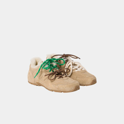 New Balance X Miu Miu 530 SL Bleached Leather Sneakers